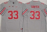 Men's Ohio State Buckeyes #33 Jack Sawyer Grey F.U.S.E. Limited Stitched Jersey,baseball caps,new era cap wholesale,wholesale hats